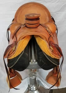3B saddle with rope strap